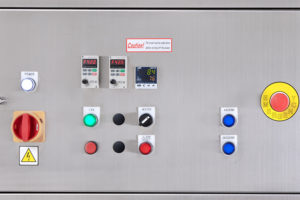 control panel for ES-200 heat tunnel