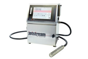 A machine that does industrial ink jet coding