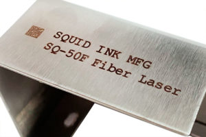 squid ink laser coding engraved piece