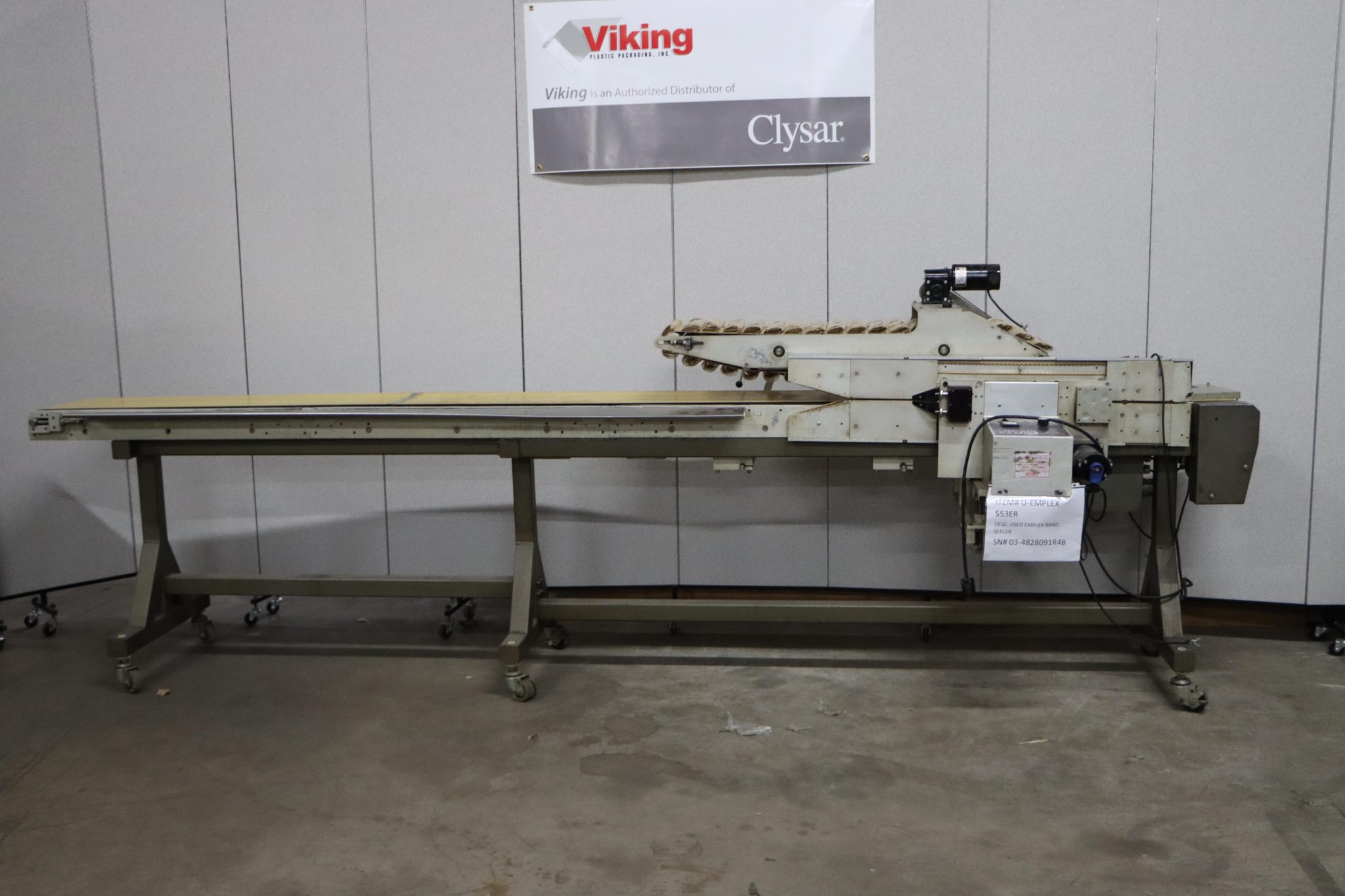 A used EMPLEX 553ER band sealer